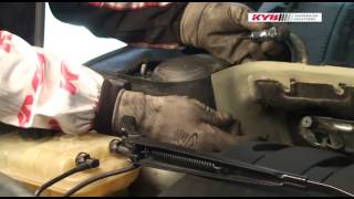 Peugeot 407 - FRONT - Передние амортизаторы KYB установка Peugeot 407 - FRONT - Передние амортизаторы KYB установка