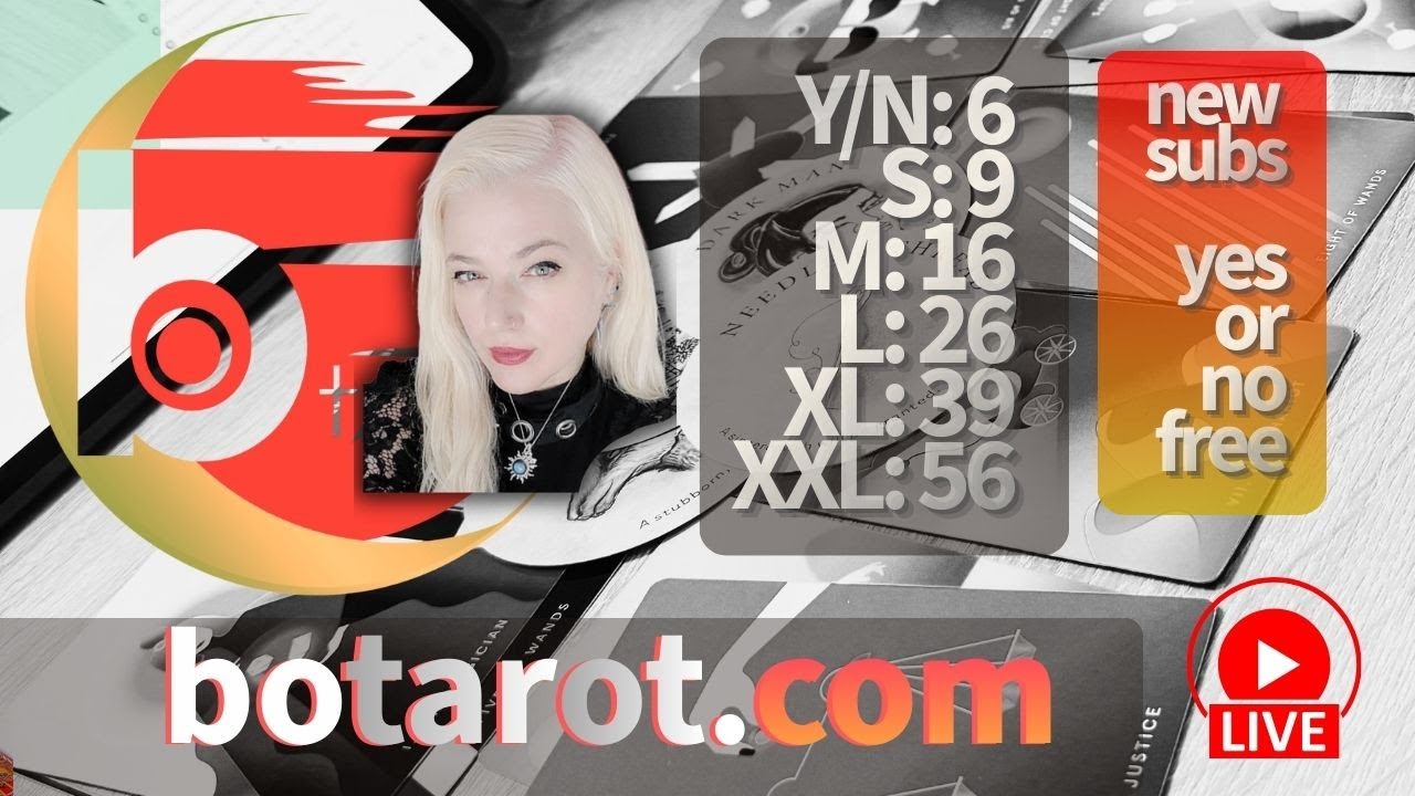 BOTarot: XS, S, M, L, XL, XXL + Raffle
