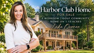 Harbor Club Homes For Sale | 5 Bedroom Golf Community Home on 1.15 Acres | Lake Oconee