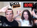 AC/DC - THUNDERSTRUCK! SCHOOL OF METAL!! RAP TEEN & METAL DAD's REACTION!