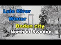 Окрестности Буден. Зима. Река Лулеэльвен. (Boden city, winter) Sweden.