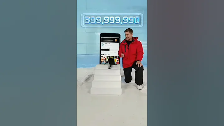 Can I Teach a Penguin To Subscribe?🤔🧐 | mrbeats #shorts #trending #youtubeshorts