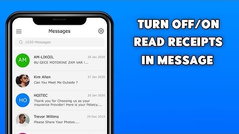 How to TURN Off/On Read Receipt In Message App On Android! (2022)