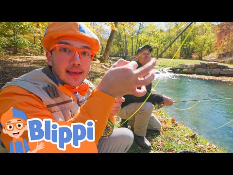 Blippi Goes Fishing!, Blippi, Kids Songs