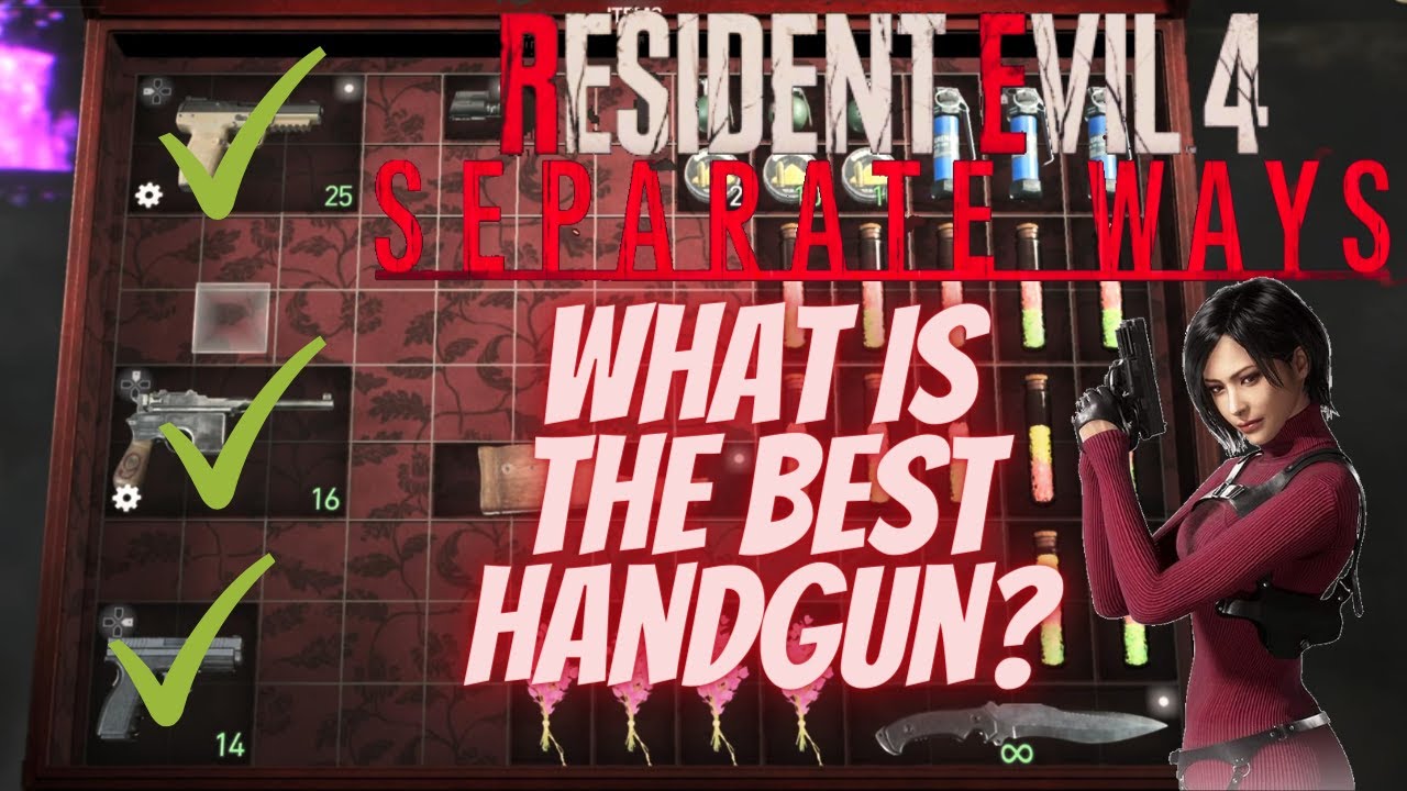 Resident Evil 4 Remake Separate Ways Best Handgun? - YouTube