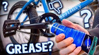 What To Grease & NOT Grease On A BMX Bike?  BMX FOR BEGINNERS