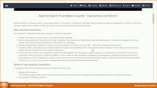 Spark Tutorial - Cassandra Connector