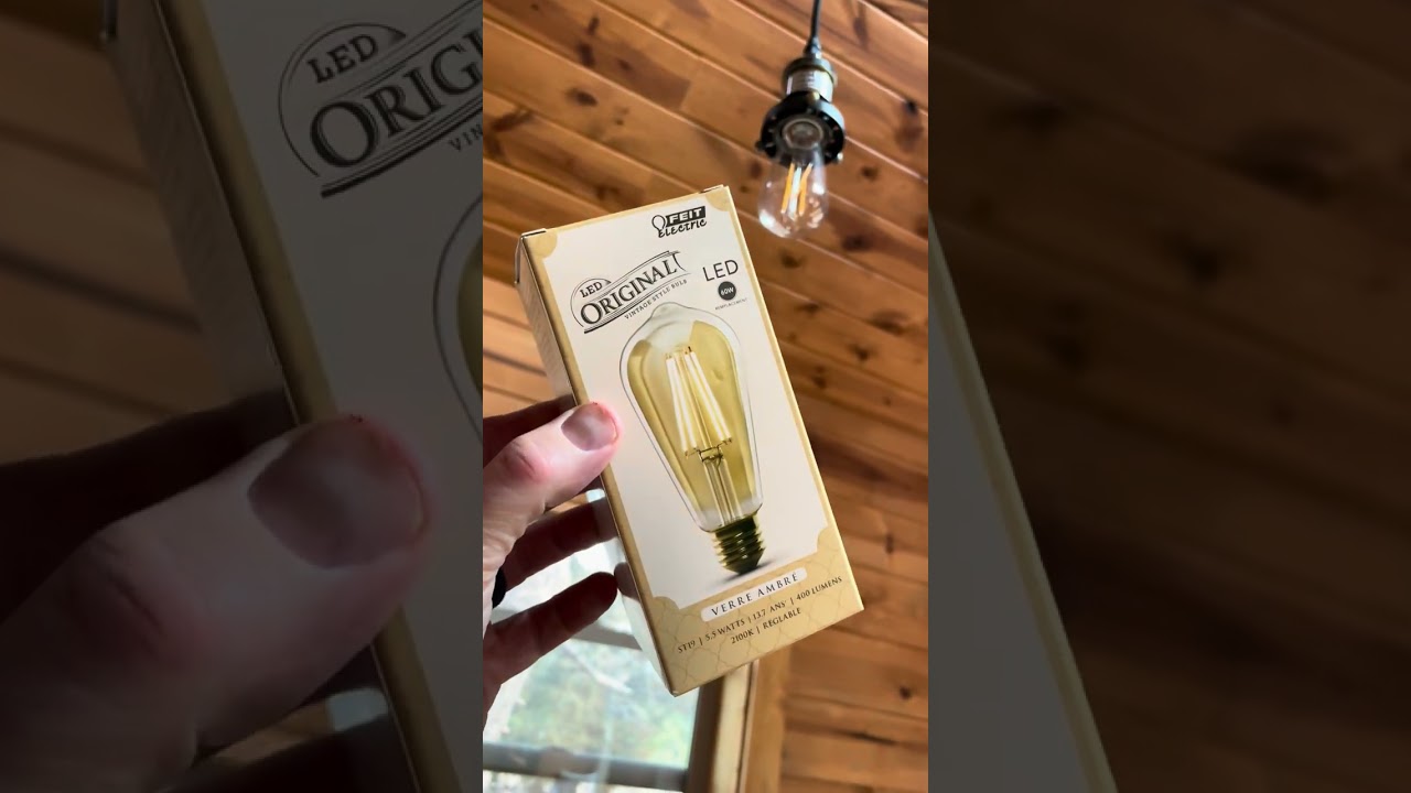 Создайте винтажный вид вашего освещения — лампочки Эдисона