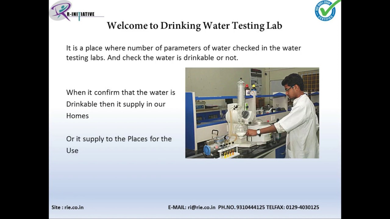 Drinking Water Testing Lab YouTube