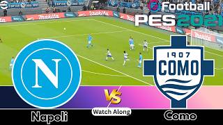 Napoli contro Como | Serie A 2026/27 | Partita completa - Simulazione PES 21