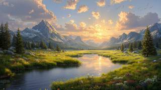 🌿 Calming Flute Melodies with Gentle Water Sounds | Relaxation, Meditation & Deep Sleep