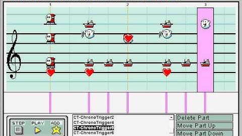 Chrono Trigger - Main Theme, Mario Paint Composer