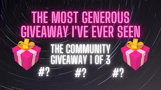 Community Giveaway Challenege!! Giveaway #1 (1 of 3) | Insanely Generous Pokemon Giveaway! *CLOSED*