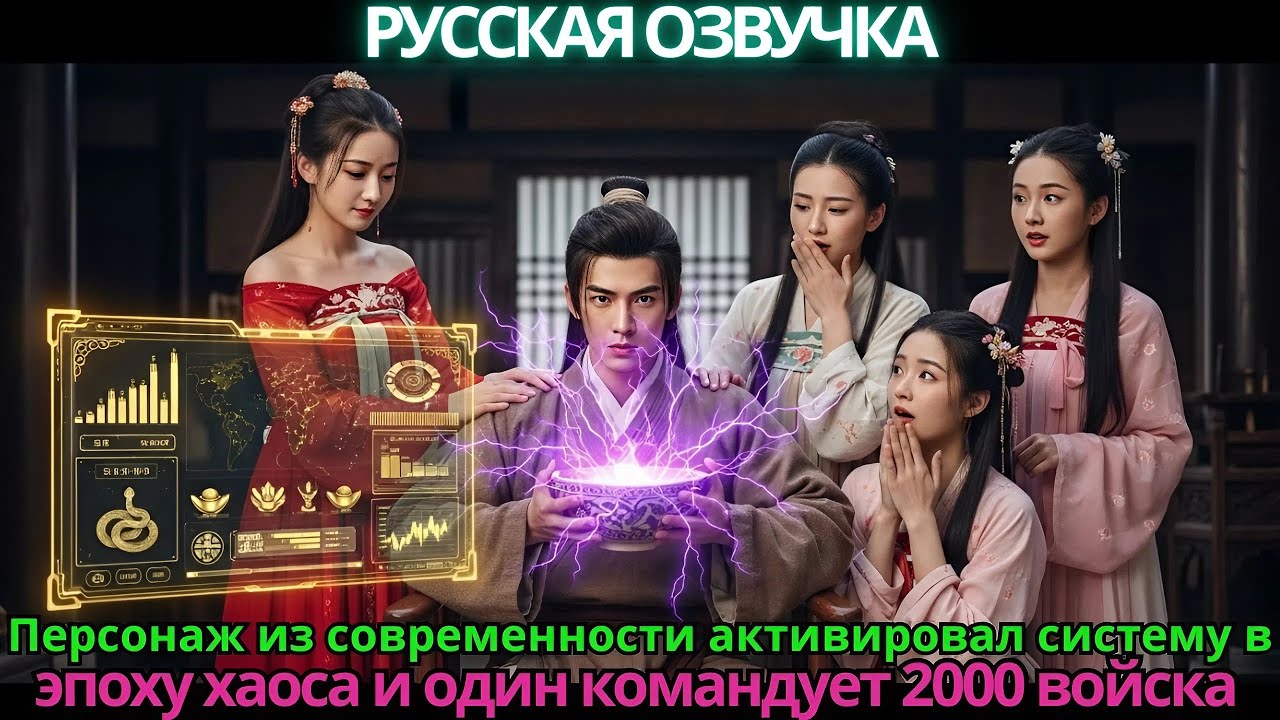 Персонаж из современности активировал систему в эпоху хаоса и один командует 2000 войска