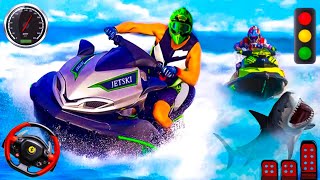 Jet Ski Boat Racing Stunts 2021 : Top Speed Boat Game - Android Gameplay screenshot 2