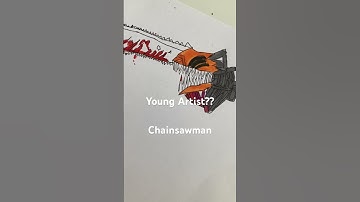 Chain saw man #youngartists #art #anime #chainsawman