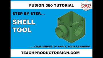 FUSION 360 HOW and WHEN to use the SHELL tool...... Simple step by step. Free models.