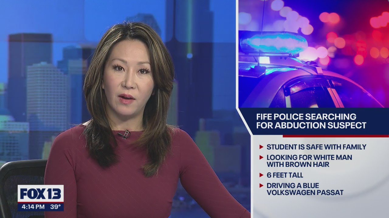 Fife police searching for abduction suspect | FOX 13 Seattle - YouTube