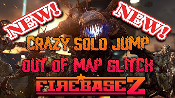 Cold War Zombies: *NEW* INSANE JUMP OUT OF MAP GLITCH! (Firebase Z)