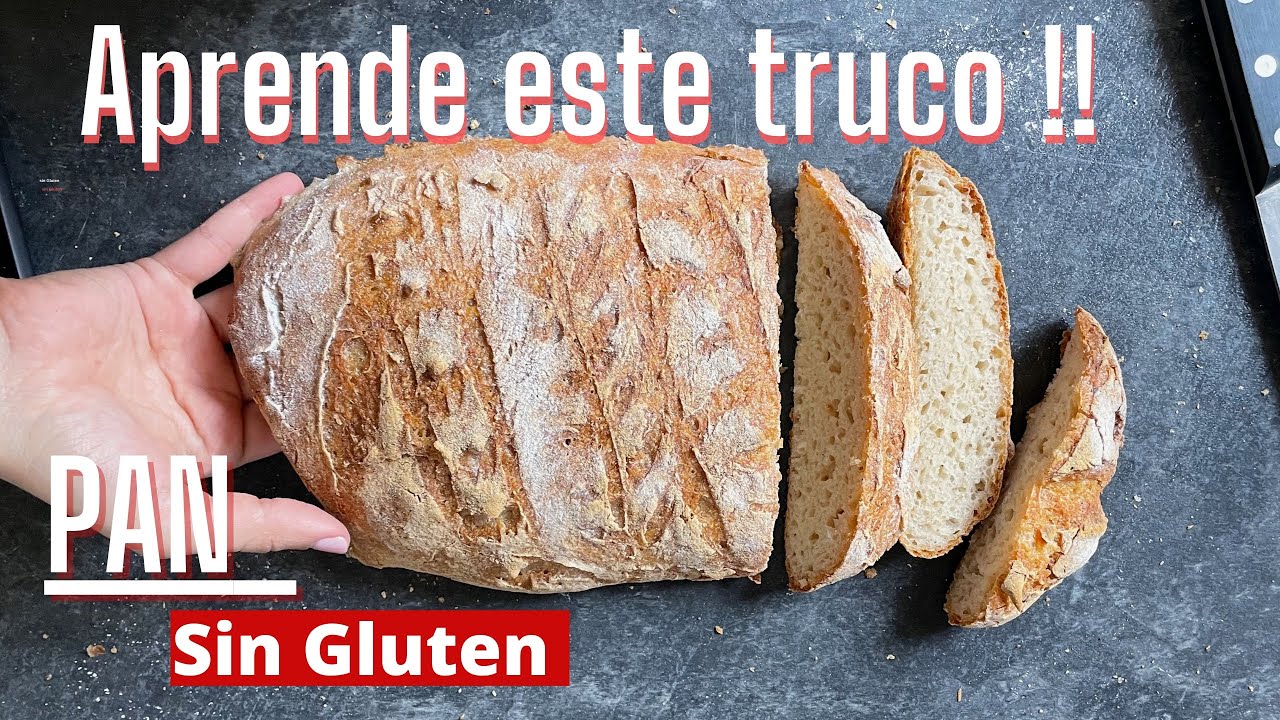 COMO HACER PAN SIN GLUTEN, Sin huevos/ corteza crujiente perfecta APRENDE ESTE TRUCO!!