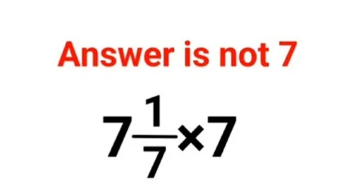 7(1/7)×7 The answer is not 7. Many got it wrong!  Ukraine Math Test #math #percentages #ukraine