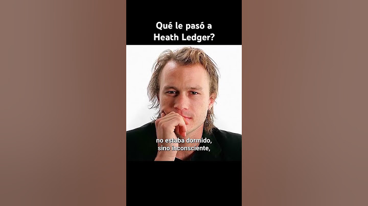 Esto fue lo que le sucedió a Heath Ledger #Heathledger #Joker #Hollywood #Actor #Misterio #miedo