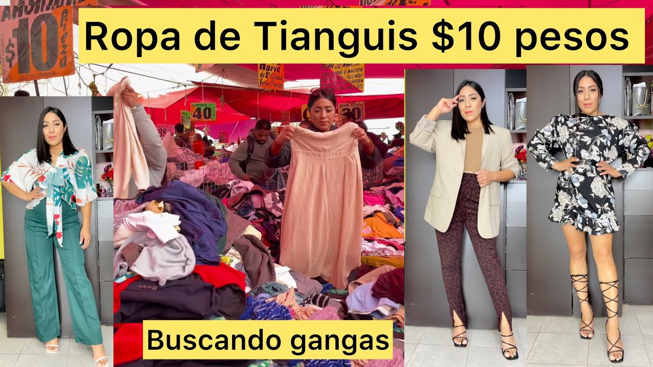 Ropa de Tianguis desde $10 pesos acompáñame a la paca ✅❤️