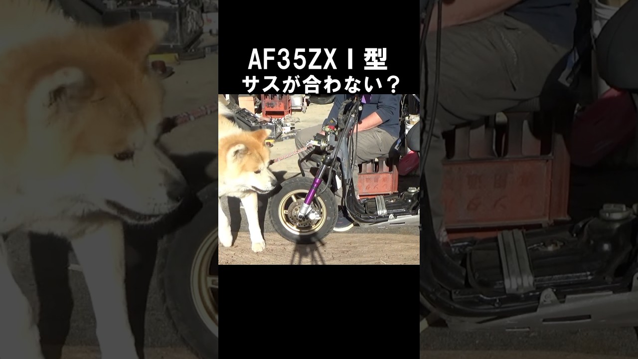 不適合！AF35DioZXⅠ型フロントフォークを交換 - YouTube
