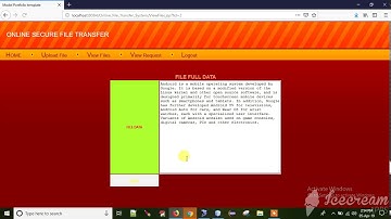 ONLINE SECURE  FILE TRANSFER SYSTEM JAVA PROJECT
