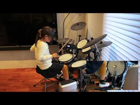 【練習中の記録】indigo la End / 花傘 7歳ドラム叩いてみた（0:31から演奏）