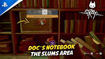 STRAY - PS5 | The Slums - Where To Find Doc Notebook For MoMo