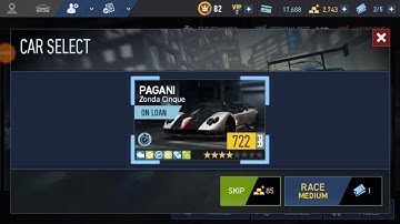 Need For Speed™ No Limits (Chapter 4 - Engage) Race 6 PAGANI Zonda Cinque