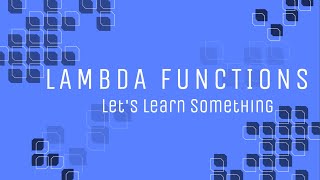 AWS Lambda Functions  | Getting Started Guide