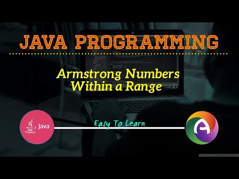 JAVA Program To Display Armstrong Numbers Within a Range