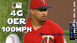 Jhoan Duran (24) | May 13 ~ 20, 2022 | MLB highlights