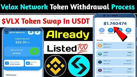 ⏰Velox Network Token Withdrawal Process | Velox Network Token Swap In USDT | Velox Network Updates