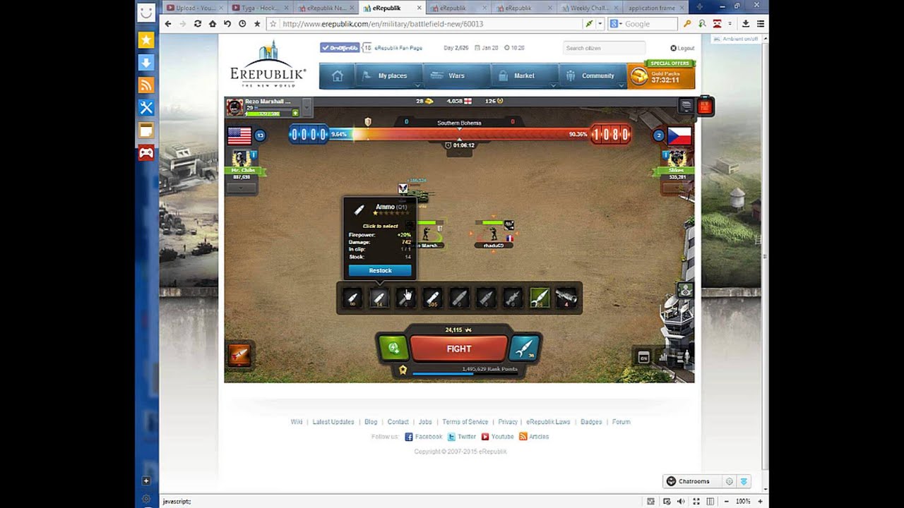 Tutorial erepublik War [part 2]