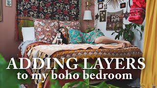 How to Create a Boho Bedroom ... layer by layer (story65)