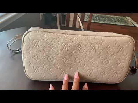 Unboxing and Mini Review! Louis Vuitton Empreinte Neverfull MM