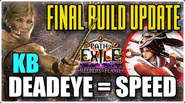 My Final Kinetic Blast Deadeye Build Guide Update - Path of Exile 3.27