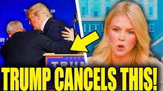 Trump CAUGHT In ABRUPT Health CANCELATION, Leavitt PANICS!