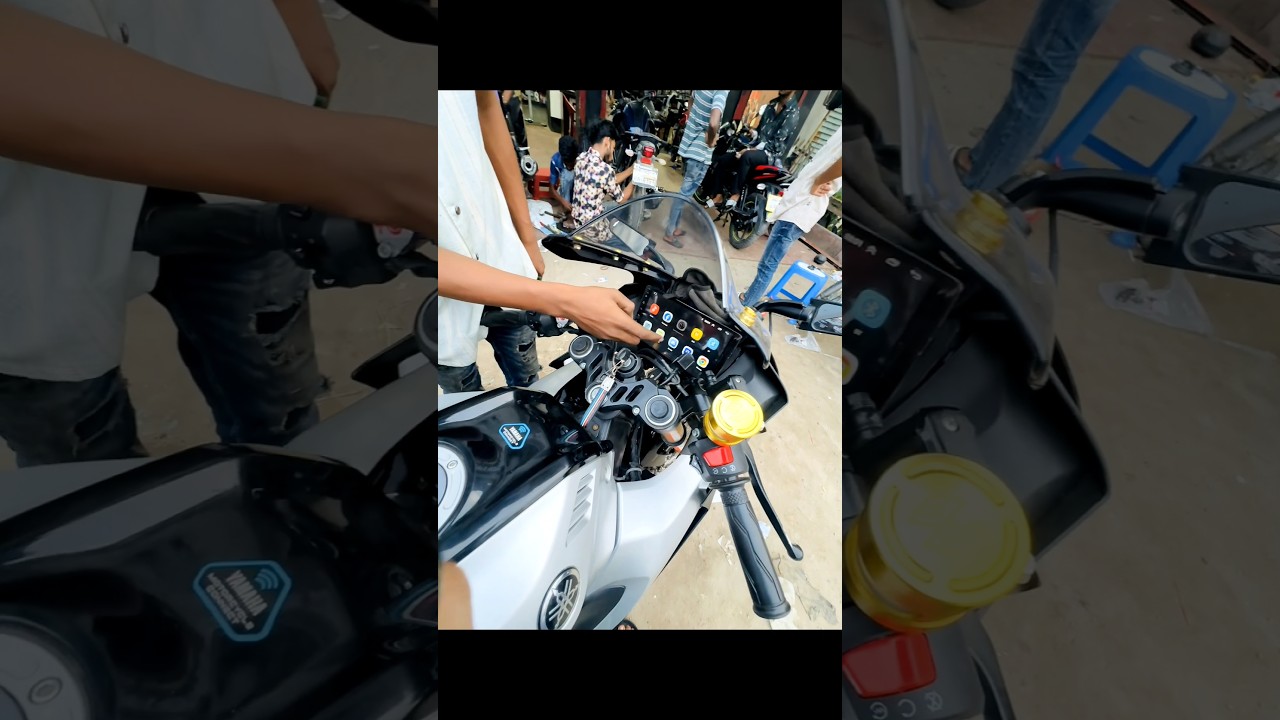 R15V4 Android Meter😂 #automobile #modified #bike #r15v4 #yamaha #bikelife #shortsfeed #shorts