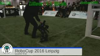 RoboCup 2016 Leipzig Humanoid Kid Size Quarter Final SEU-Jolly vs.ZJUDancer