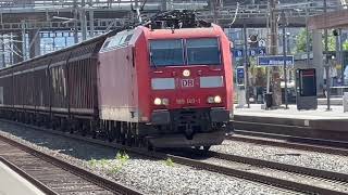 DB Lok mit Güterzug + Einsteigen in S19 in Zürich Altstetten (12.08.2022)
