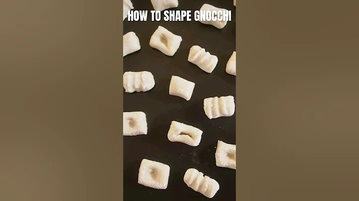 How To Shape Gnocchi❗️- Without A Gnocchi Board #shorts