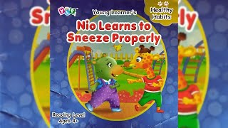 Nio Learns To Sneeze Properly | Read Aloud Story Book | Kids Learning | Preschool Children Toddlers