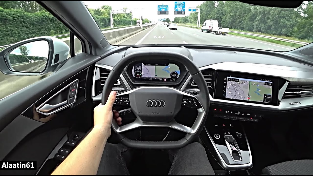 The New Audi Q4 E-Tron 2021 Test Drive 