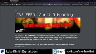 Daniel Larson April 9th 2026 Hearing
