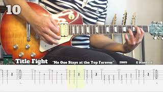 15 Iconic POST-HARDCORE Riffs (with Guitar TAB)