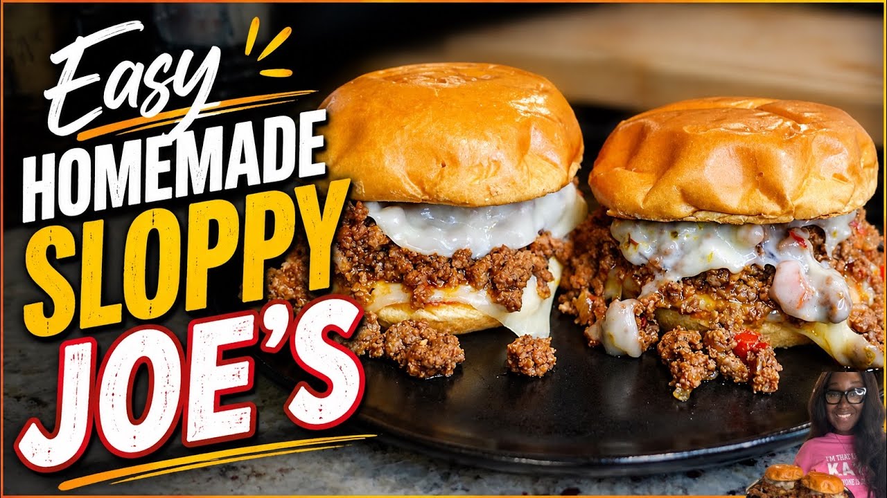 The Best Homemade Sloppy Joes
